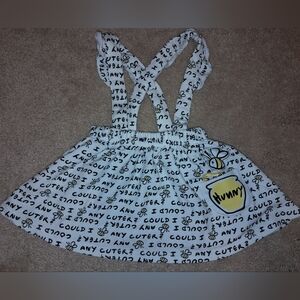 Baby Girl Disney Winnie The Pooh Honeybee Jumper Dress Bee Size 3-6 Months